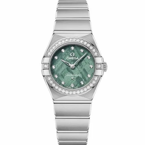 Omega Constellation Manhattan 25 Quartz Stainless Steel - Diamond / Green Meteorite 131.15.25.60.99.001 (13115256099001)
